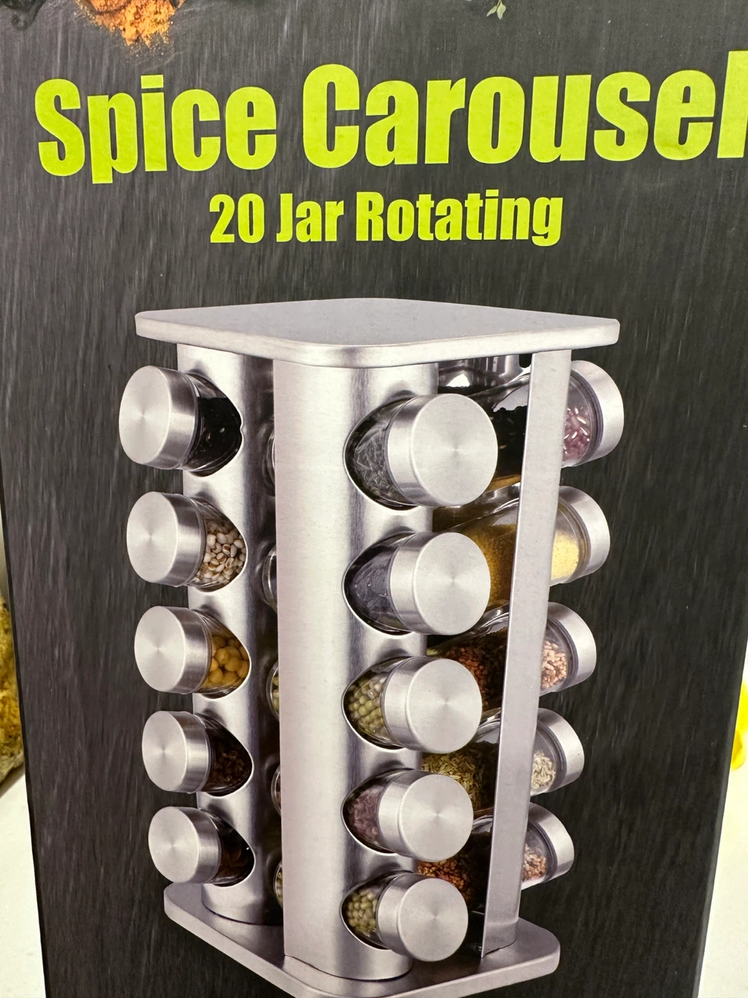 Spice Carousel 20 Jar Rotating Rack