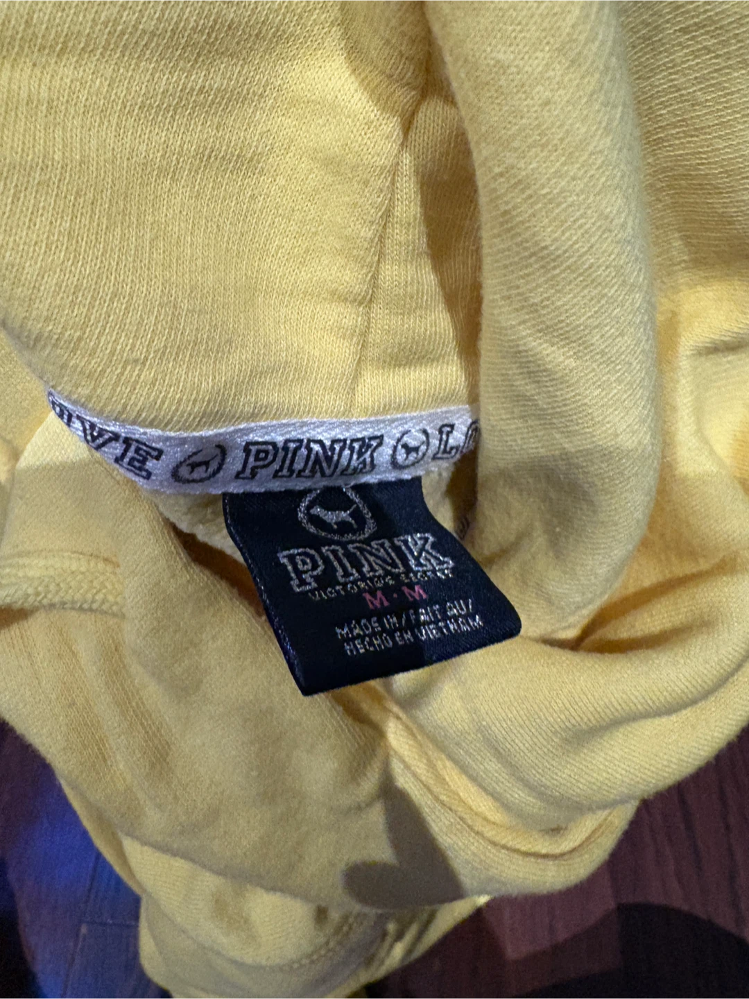 Vintage Pink Victoria's Secret Hoodie - photo 3