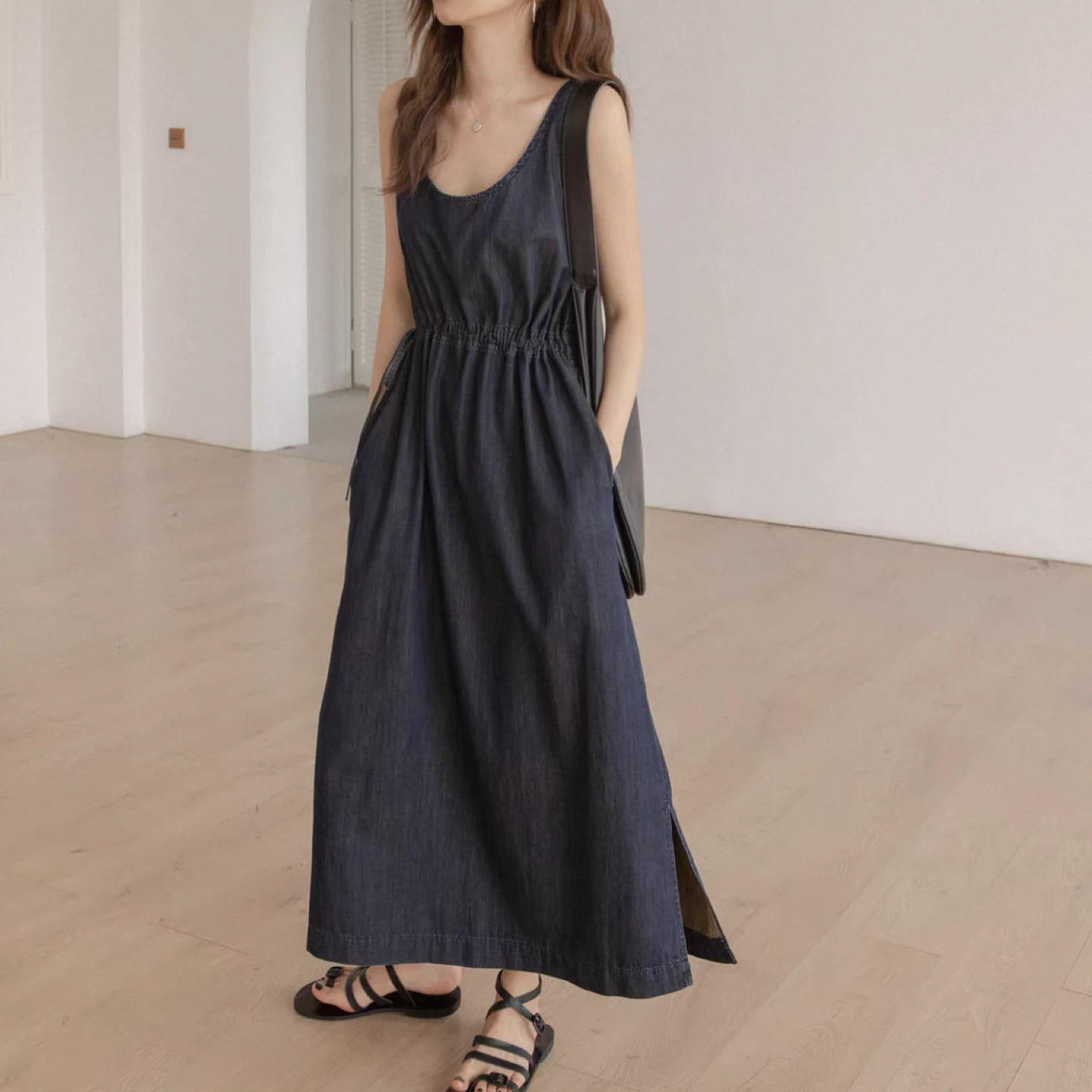 Vnook Studio Denim Midi Dress - photo 5