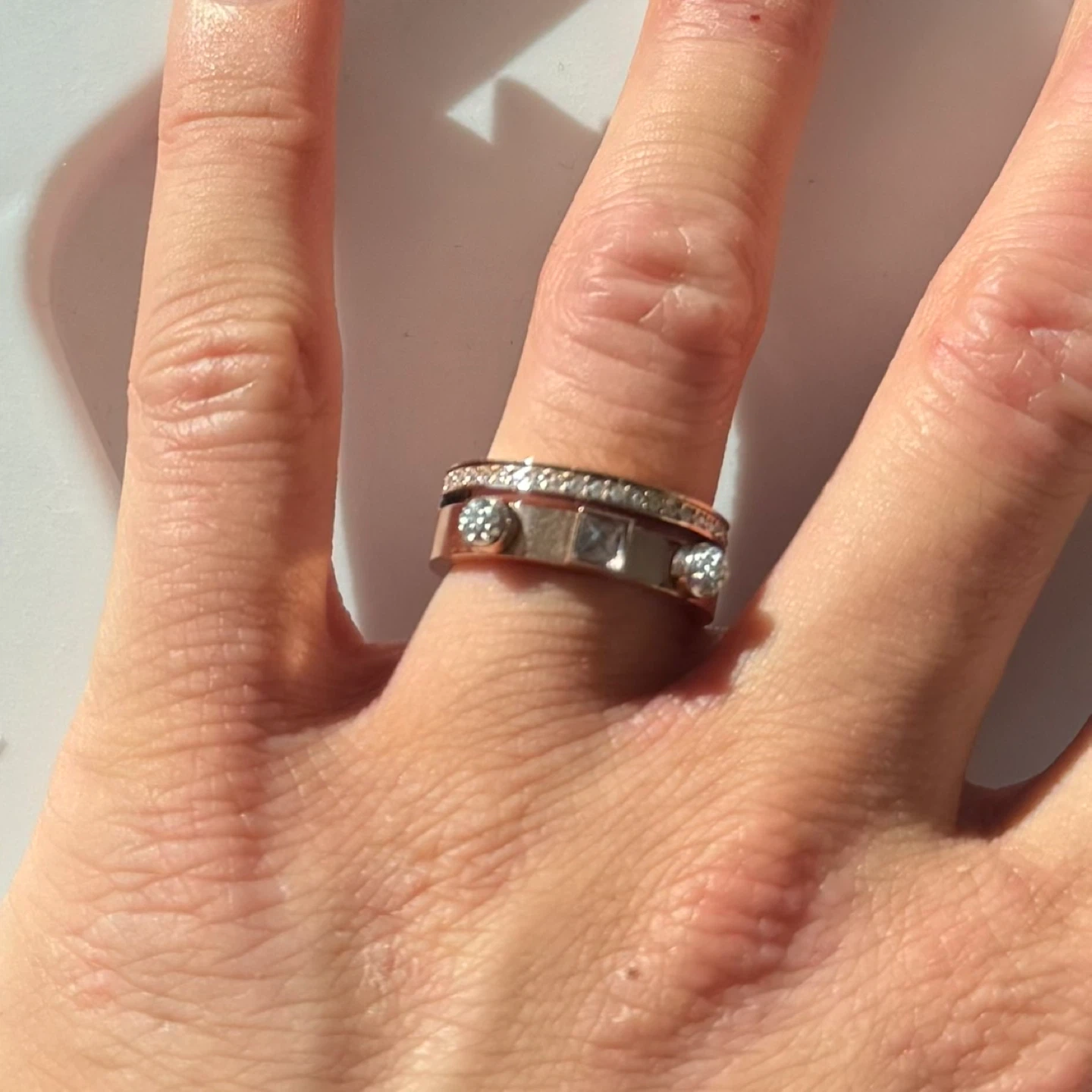 Swarovski Rose Gold Ring ‼️msg pickup time - photo 3
