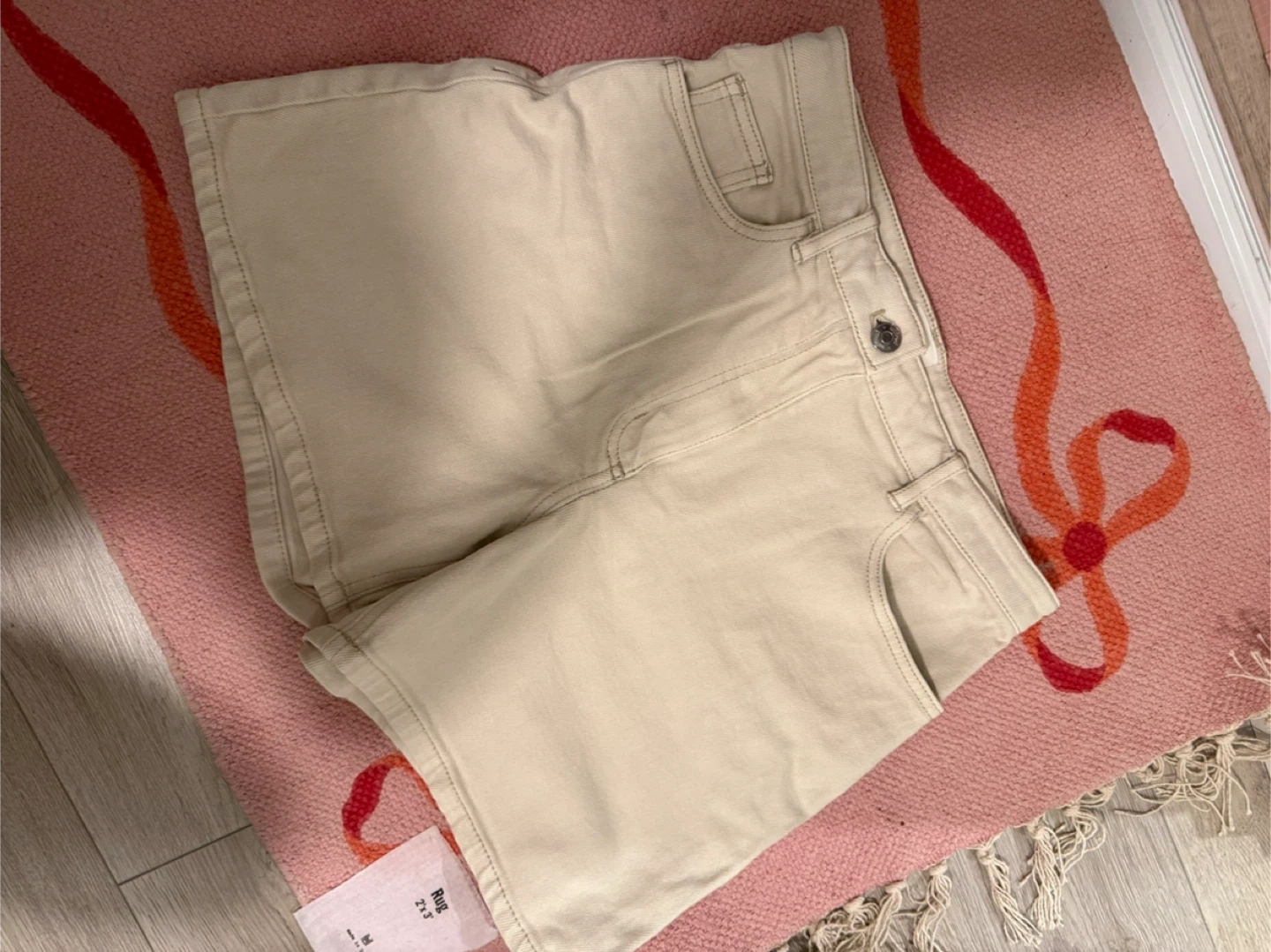 Wilfred Free beige denim shorts size 24