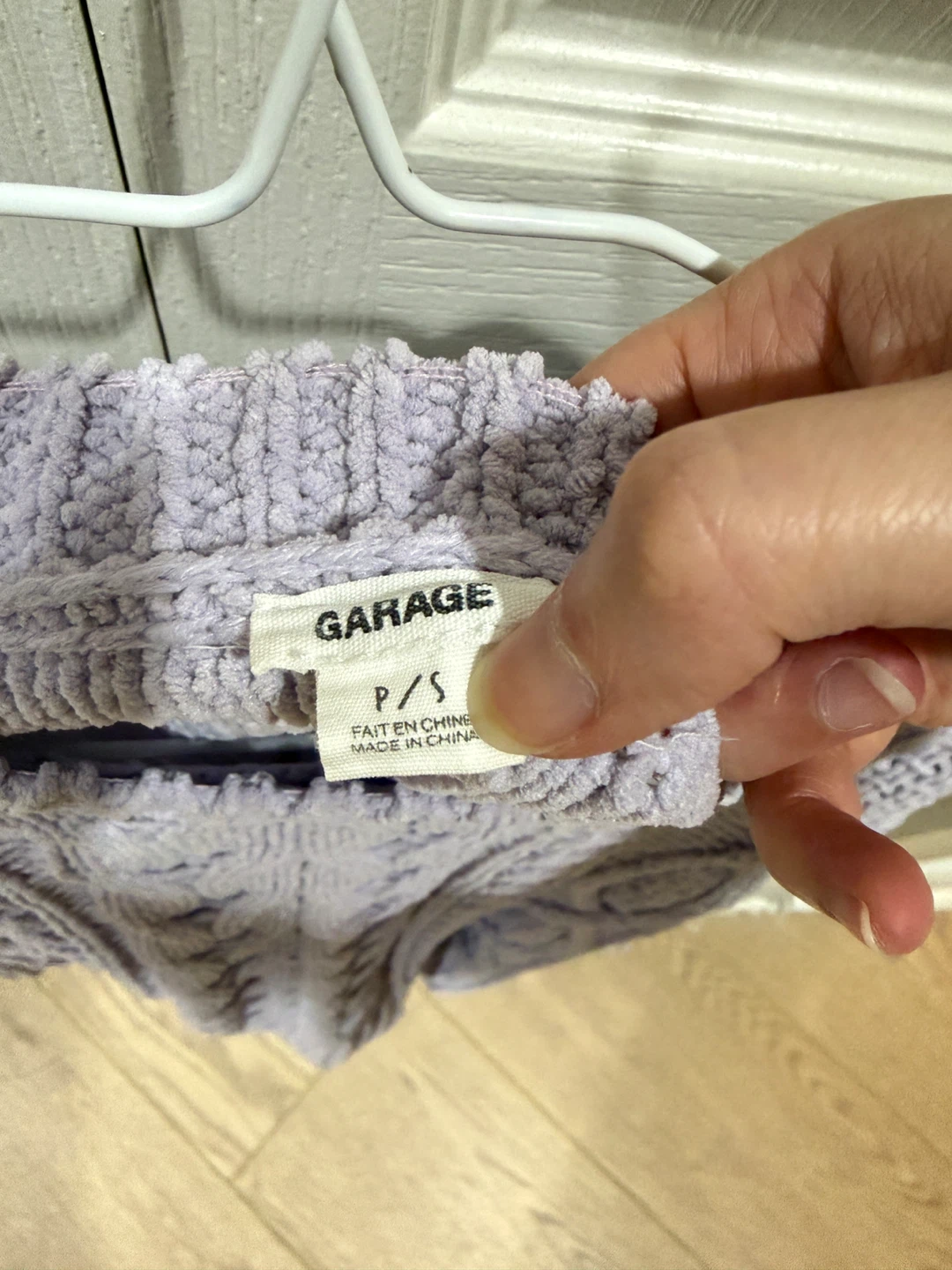 GARAGE Lavender Knit Sweater P/S - photo 3