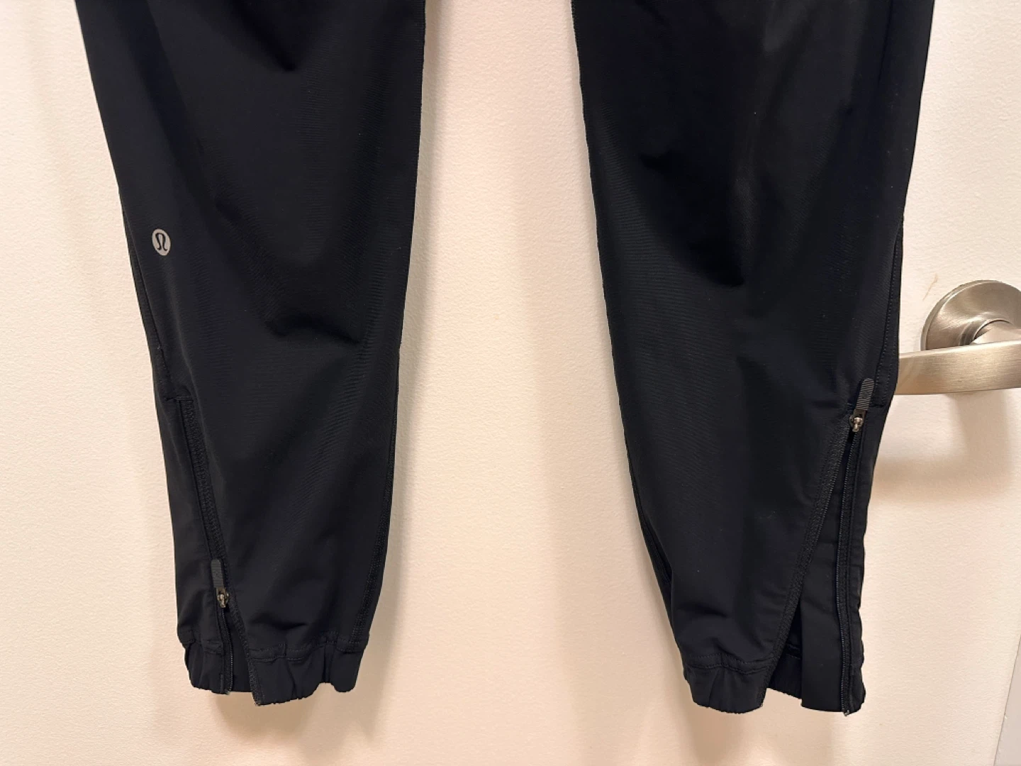 Lululemon Black Track Pants with Zippers - photo 2