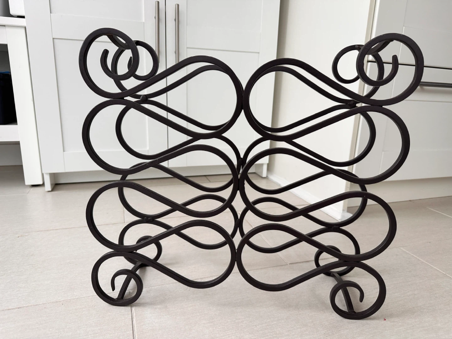 Scrollwork Metal Wine Rack - 10 Bottle Capacity - photo 2
