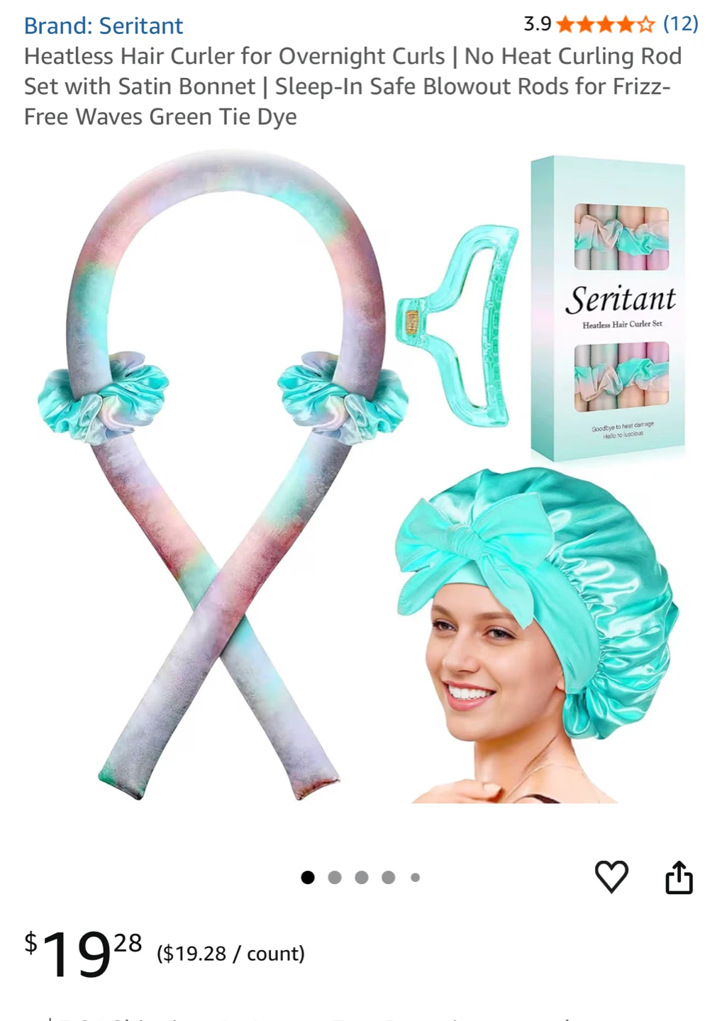 Seritant Heatless Hair Curler