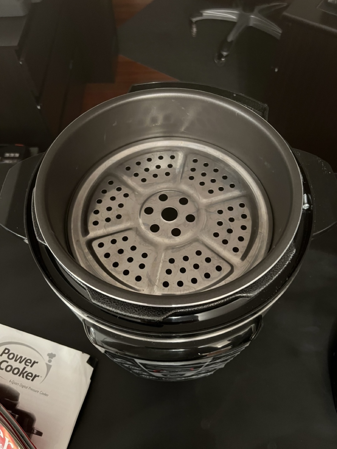Power Cooker Pressure Cooker with Steamer Basket & Manuals - photo 3