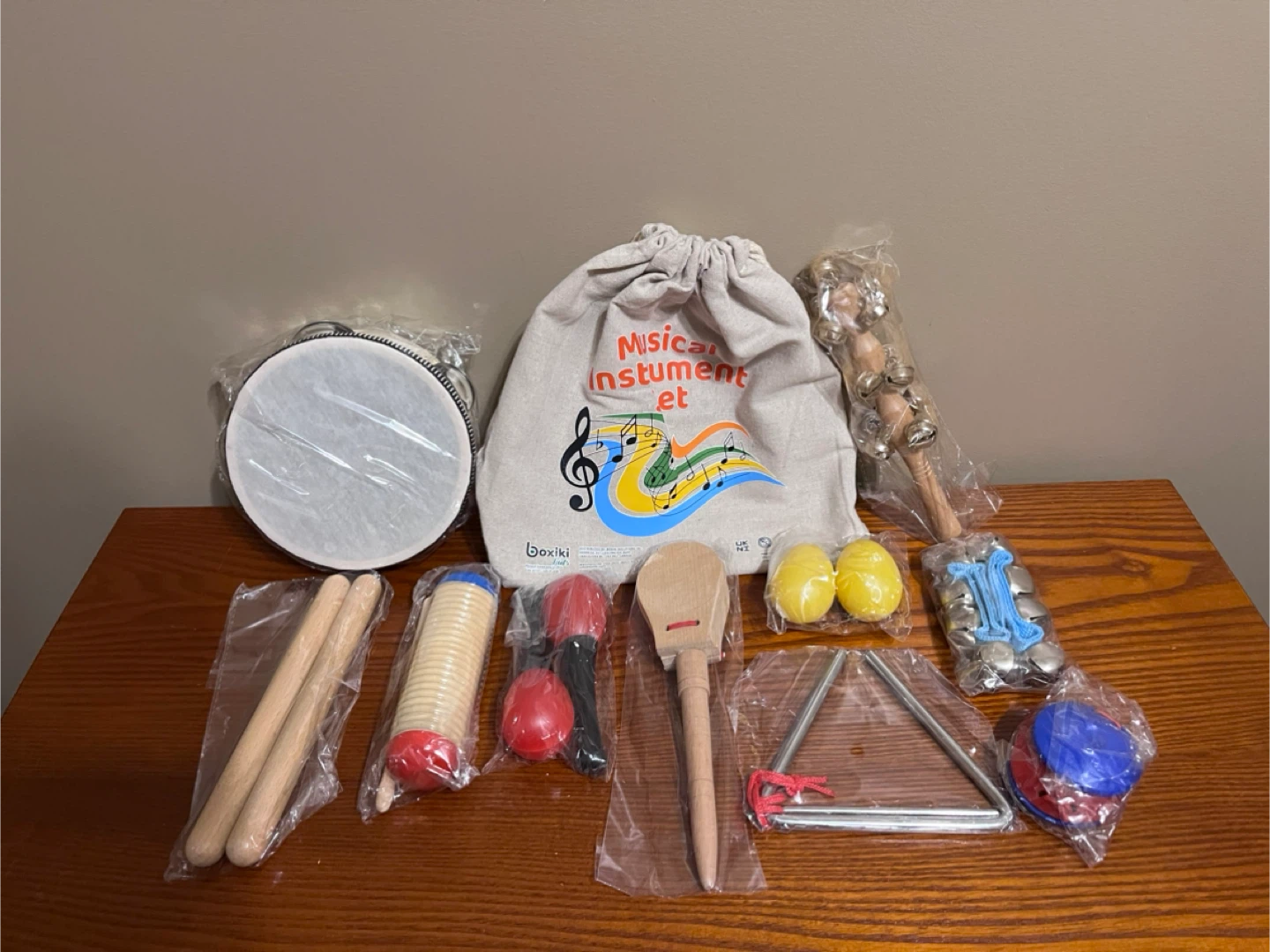 BOXIKI KIDS MUSICAL INSTRUMENT SET (16 Pieces)