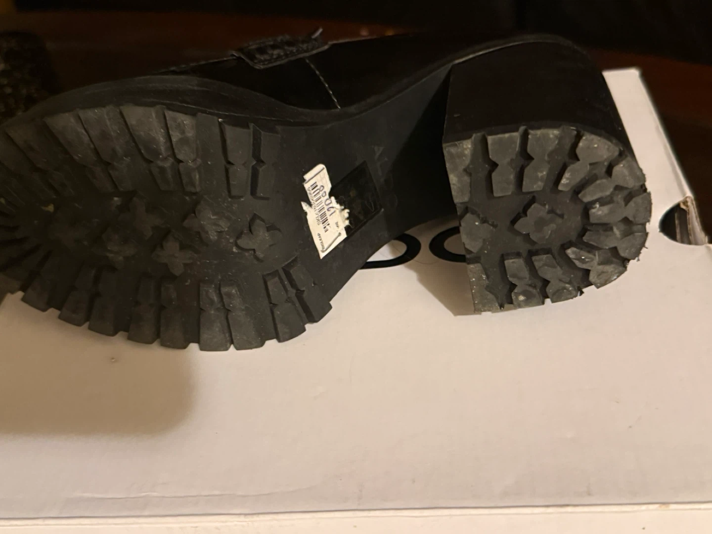 ALDO Black Patent Chunky Platform Loafers