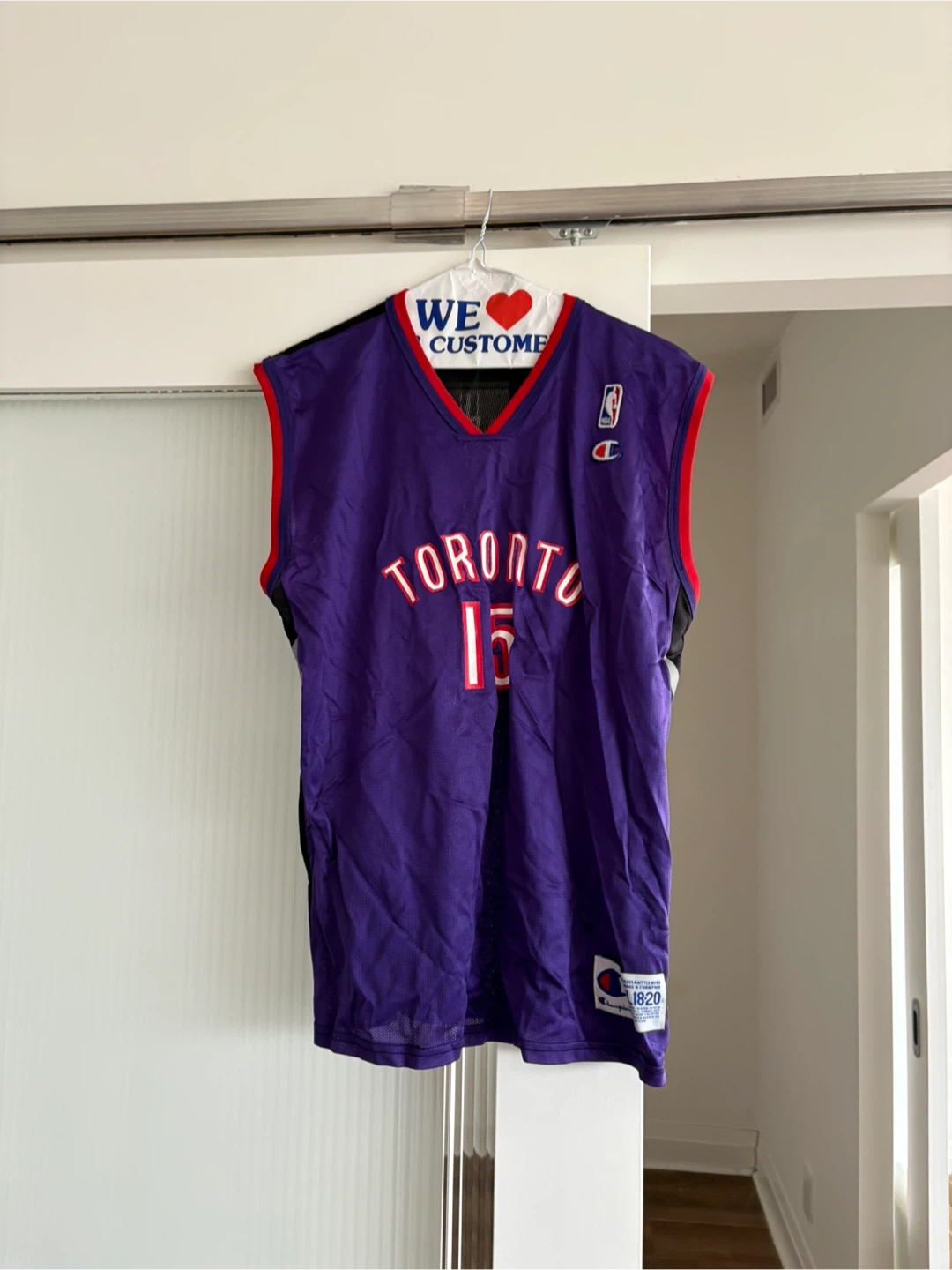 Toronto Raptors Vince Carter #15 Champion Jersey (Youth XL) - photo 3