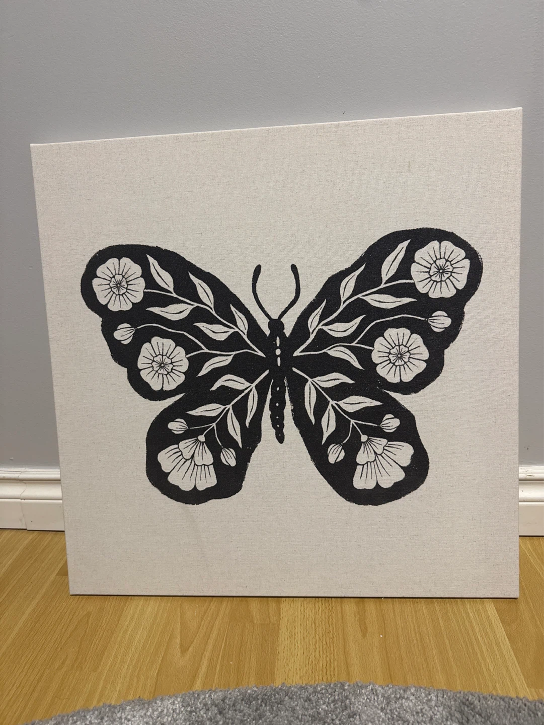 IKEA GRÖNMES Butterfly Canvas Wall Decor
