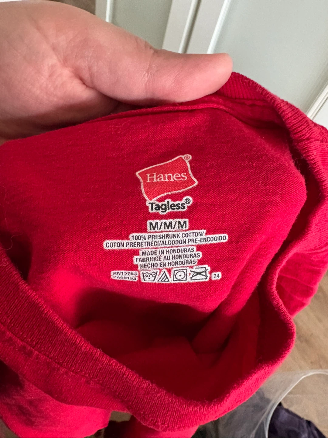Robin Logo T-Shirt Red Medium - photo 2