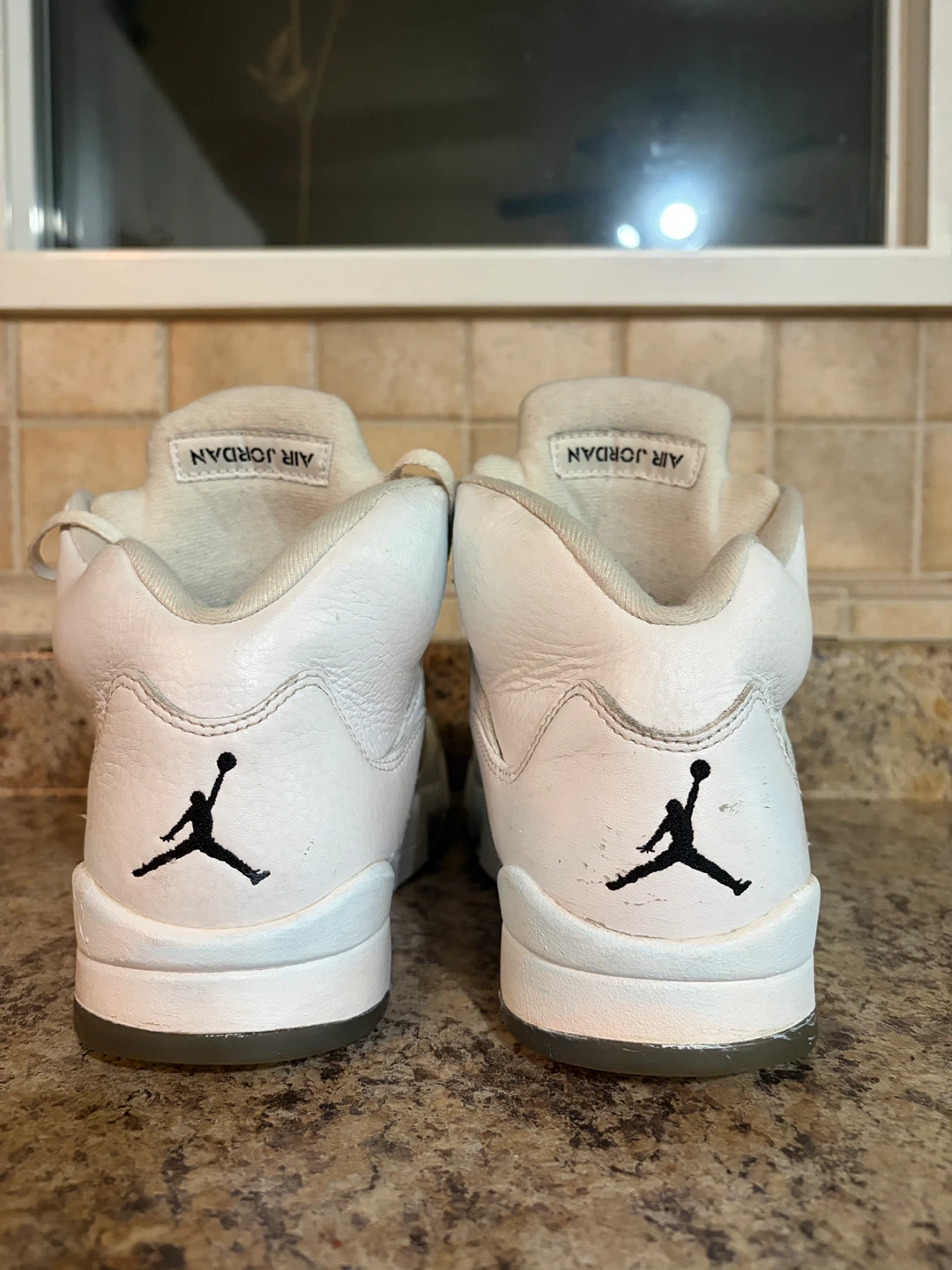Air Jordan 5 Retro White Sneakers - photo 2