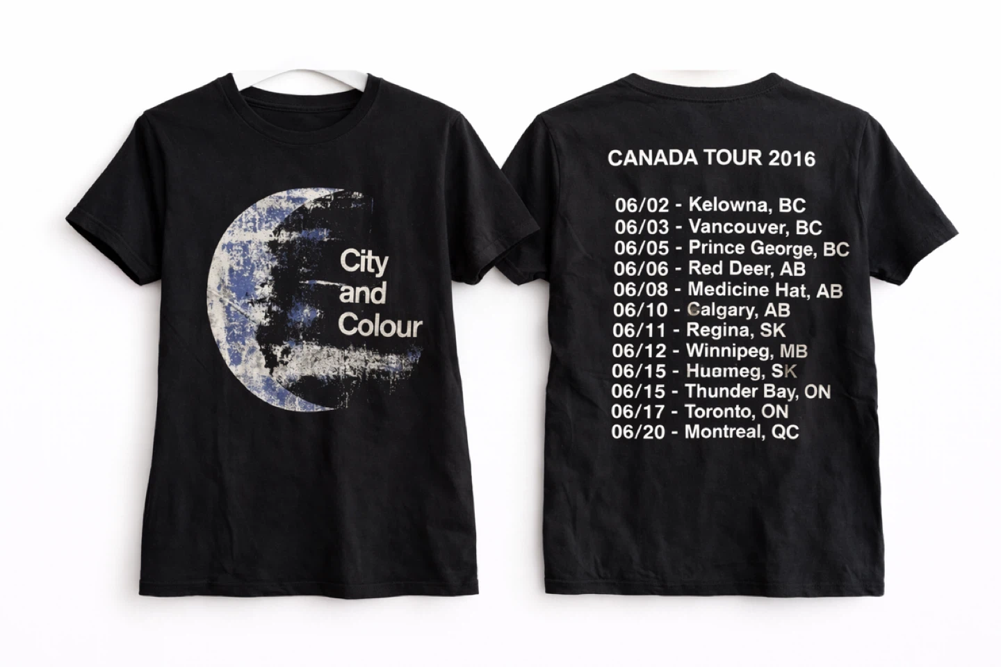 City and Colour Canada Tour 2016 Tee - Medium