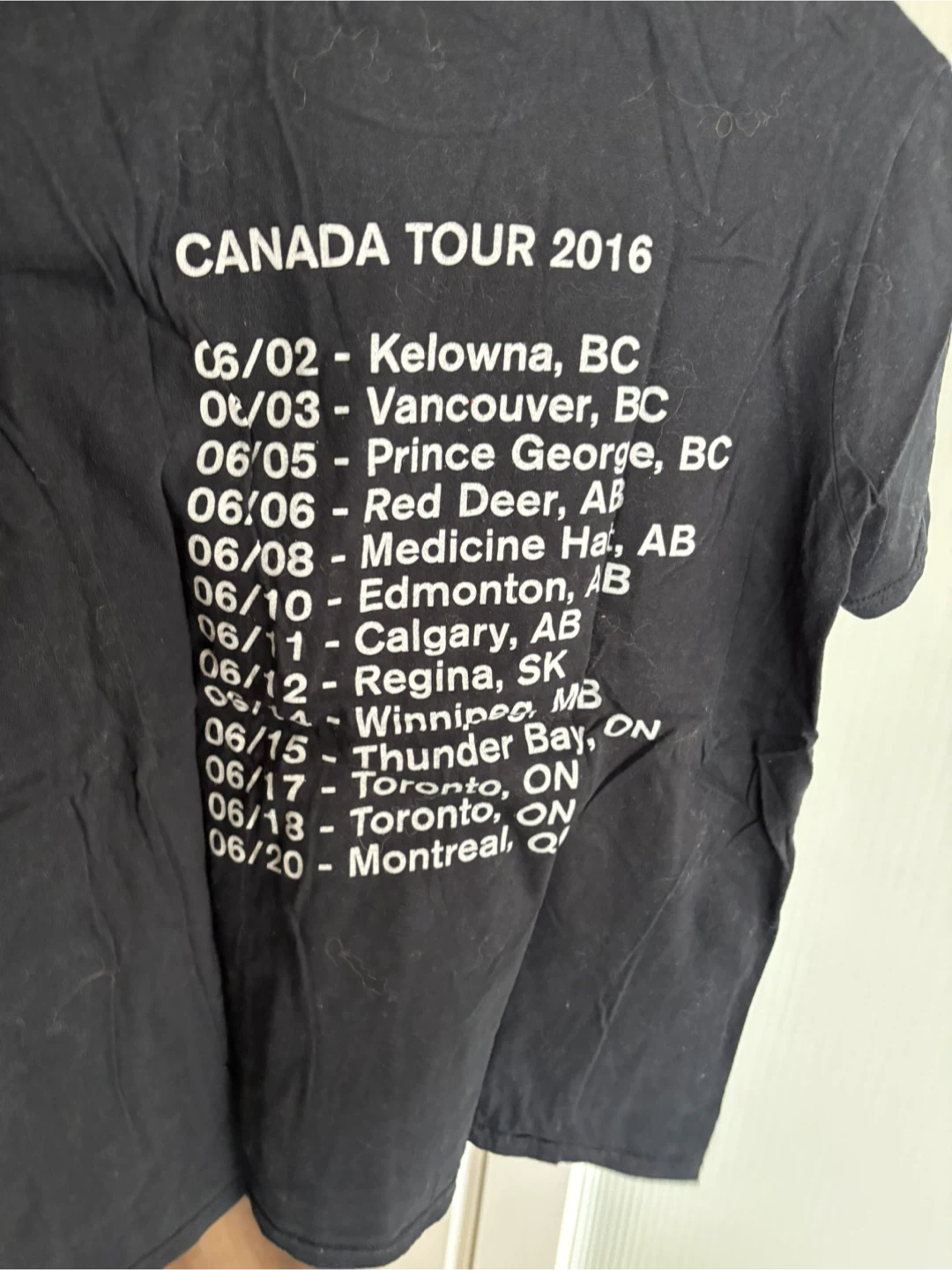 City and Colour Canada Tour 2016 Tee - Medium - photo 3