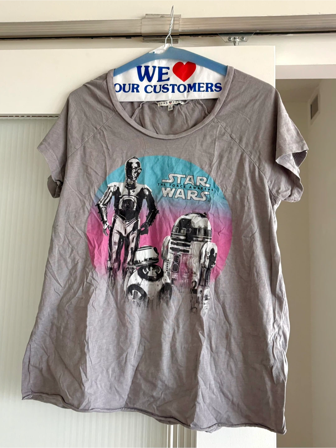 Star Wars Graphic Tee Junk Food Brand (Women’s L)