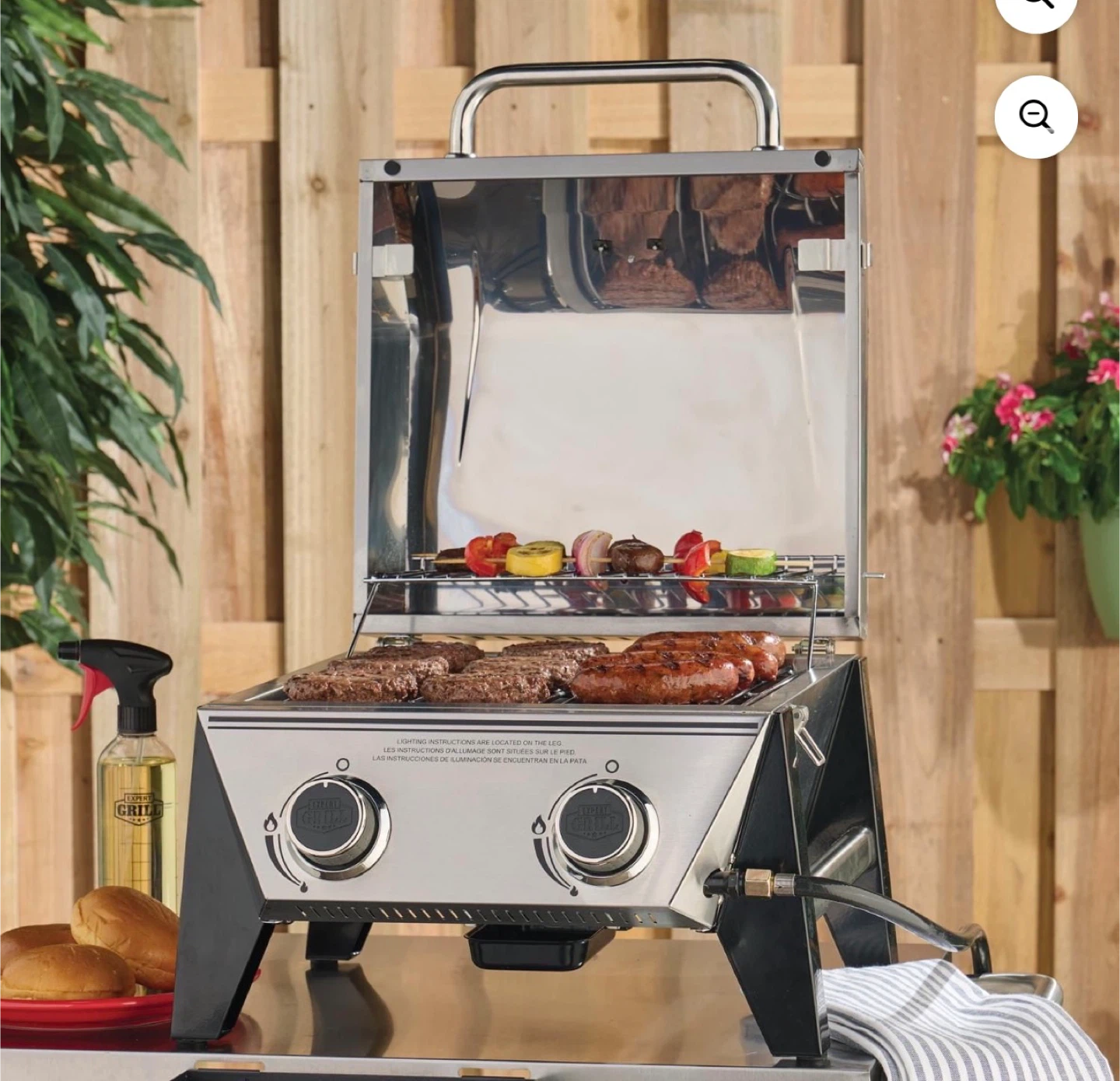 Brandnew 2-Burner Tabletop Gas BBQ Grill - photo 2
