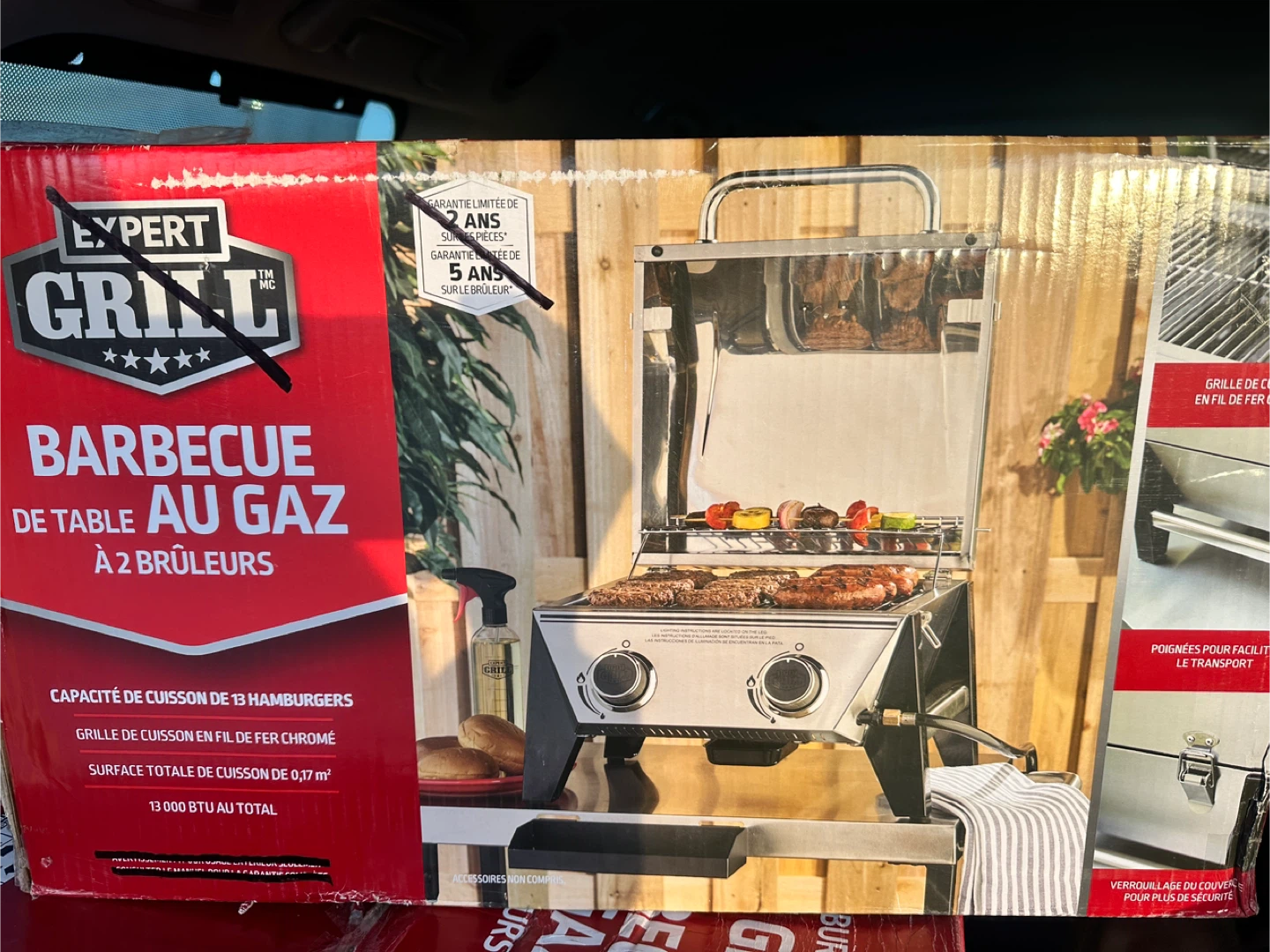 Brandnew 2-Burner Tabletop Gas BBQ Grill - photo 4