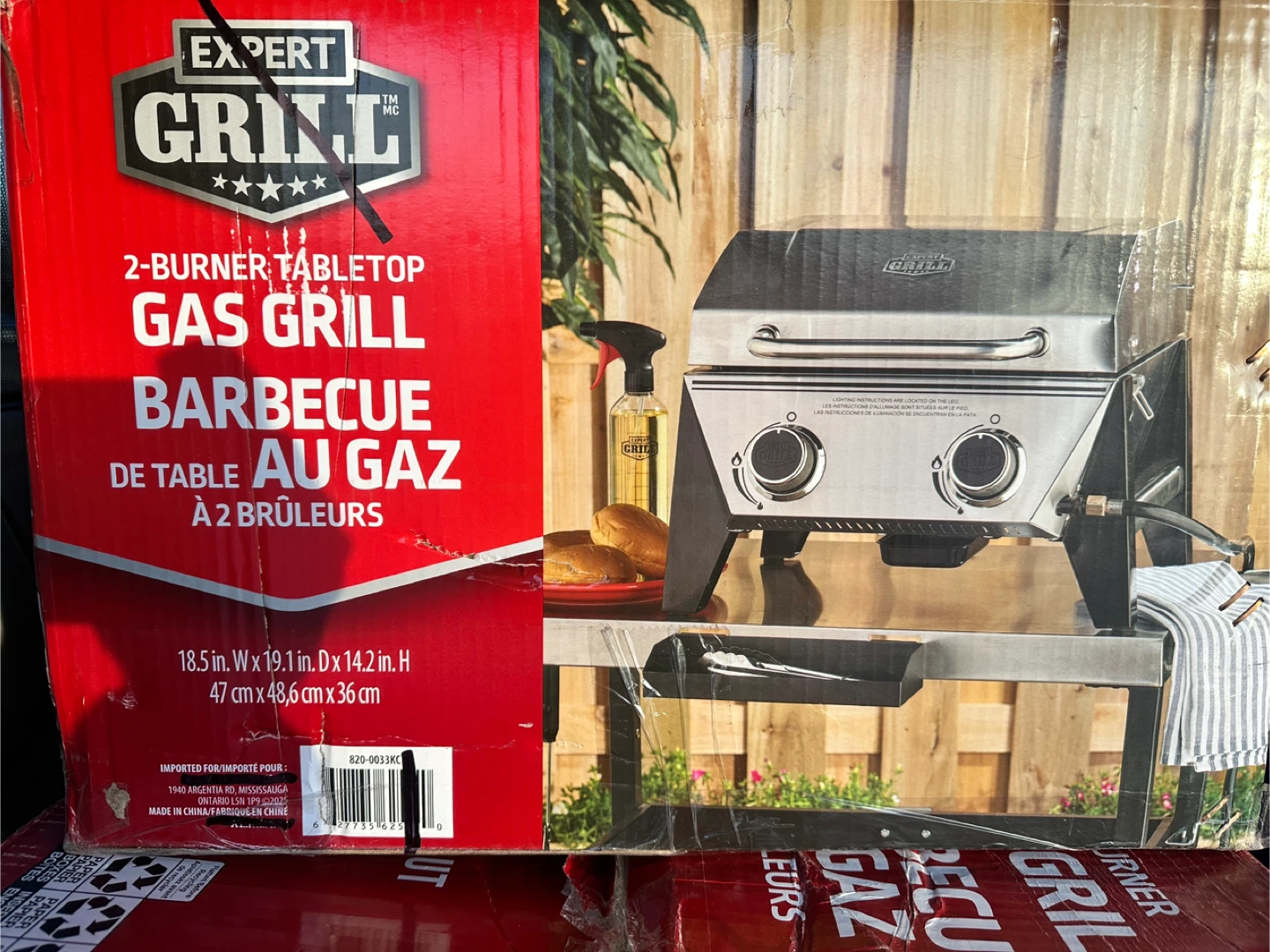Brandnew 2-Burner Tabletop Gas BBQ Grill - photo 3