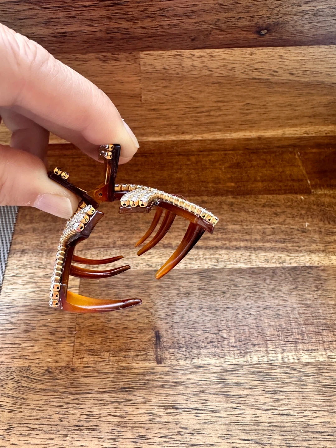Sparkly Bow Hair Claw Clip - photo 4