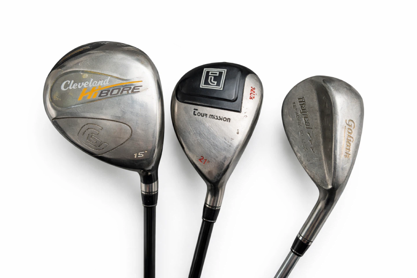 3 Golf Clubs Driver + Wedge + Hybrid