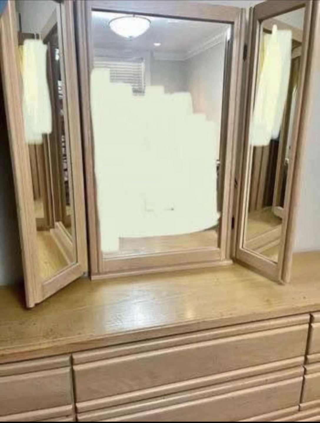 *Must go!! *Wooden Dresser with Mirror - 65 inches x 30 inches - photo 2