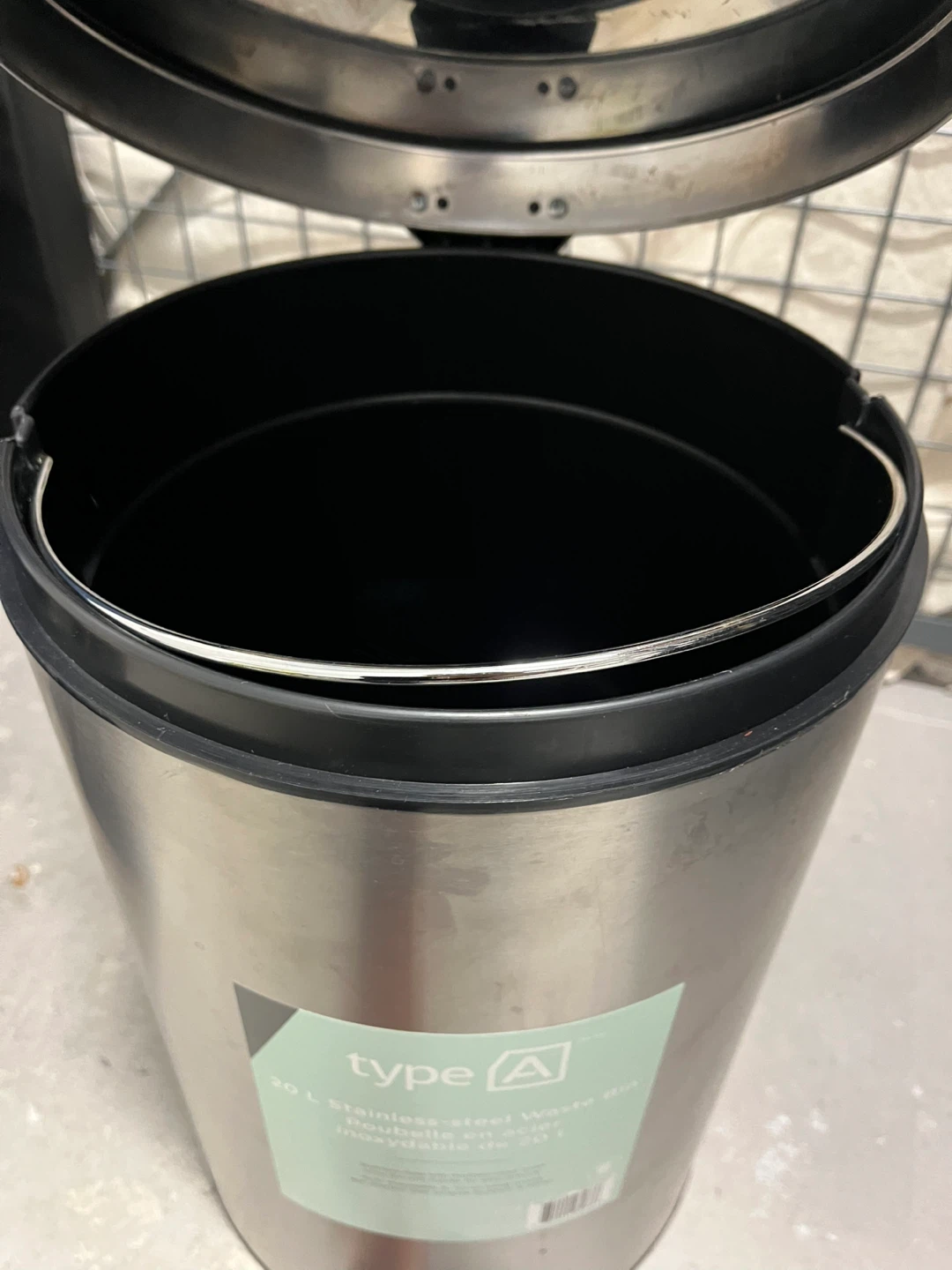 Type A 20L Stainless Steel Step Bin - photo 3