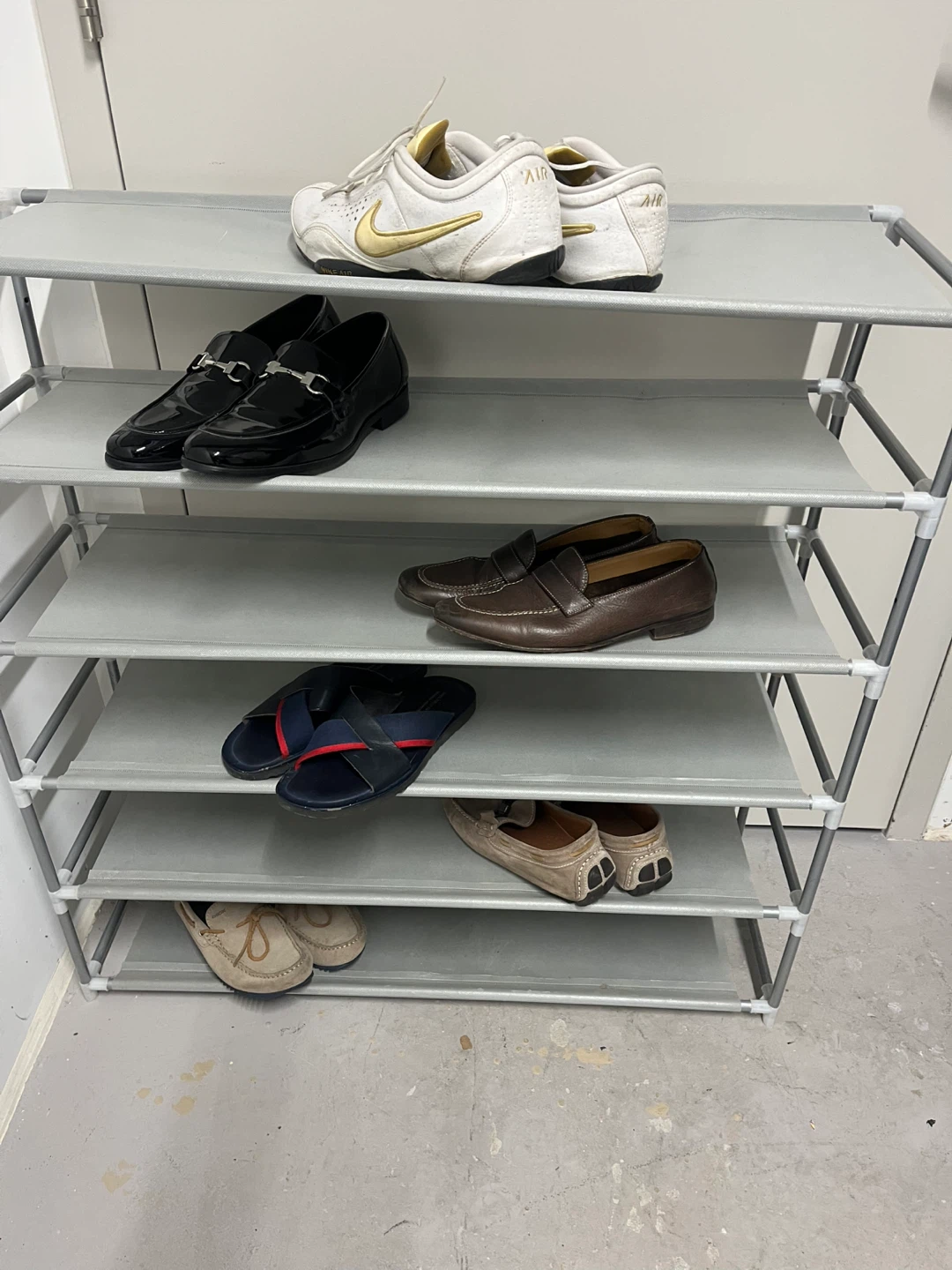 6-Tier Grey Shoe Rack - photo 3