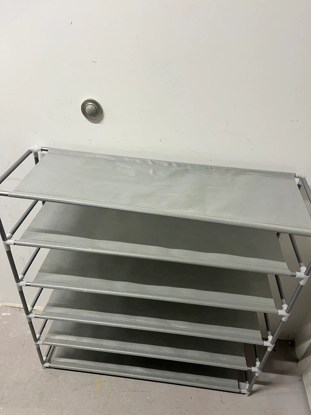 6-Tier Grey Shoe Rack - photo 2