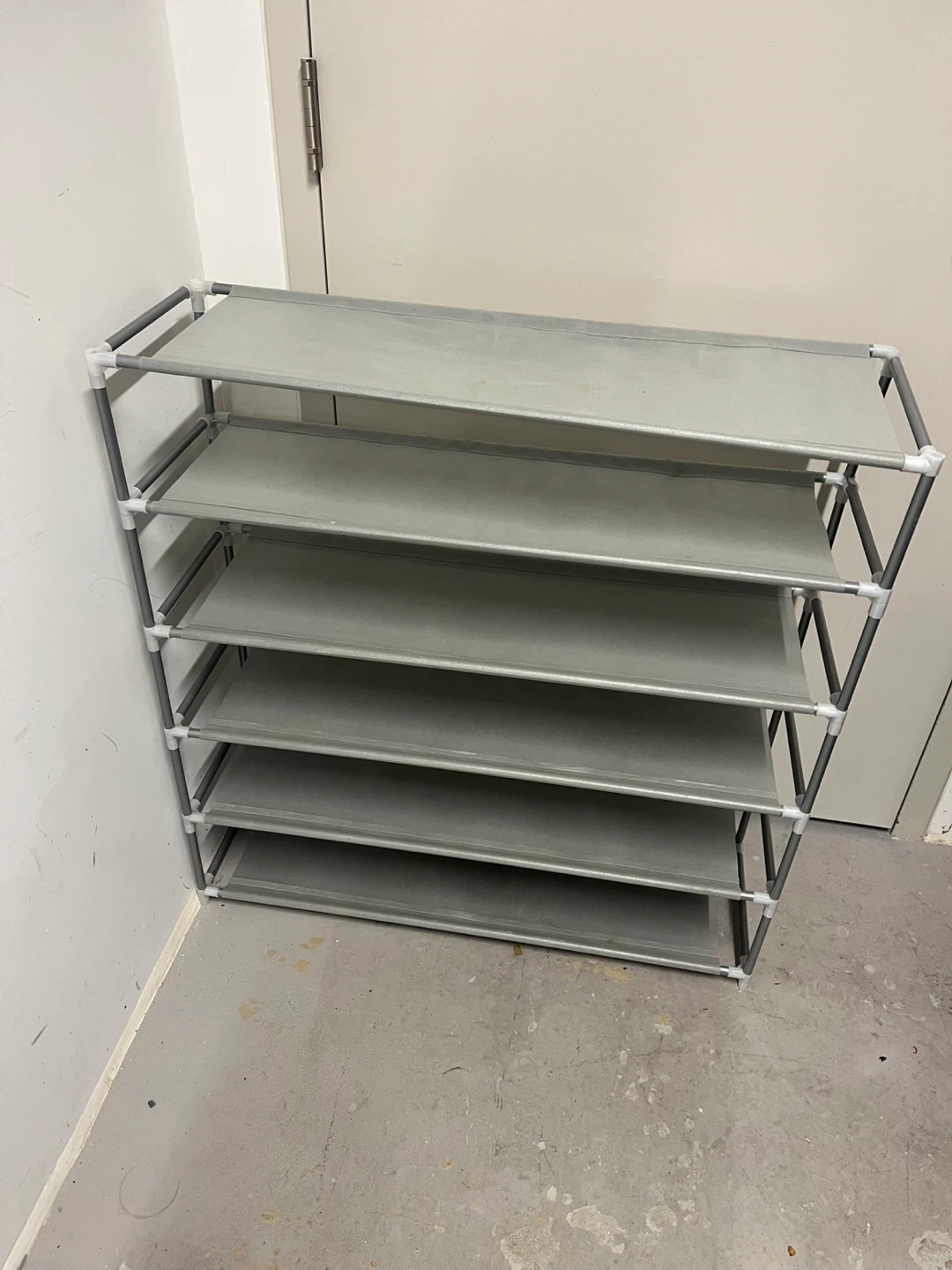 6-Tier Grey Shoe Rack - photo 4