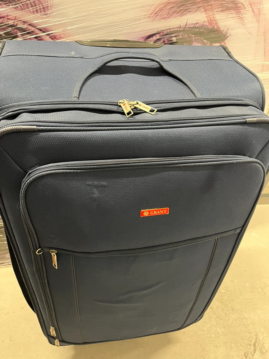 Grant Blue Softside Spinner Luggage – Extra Large