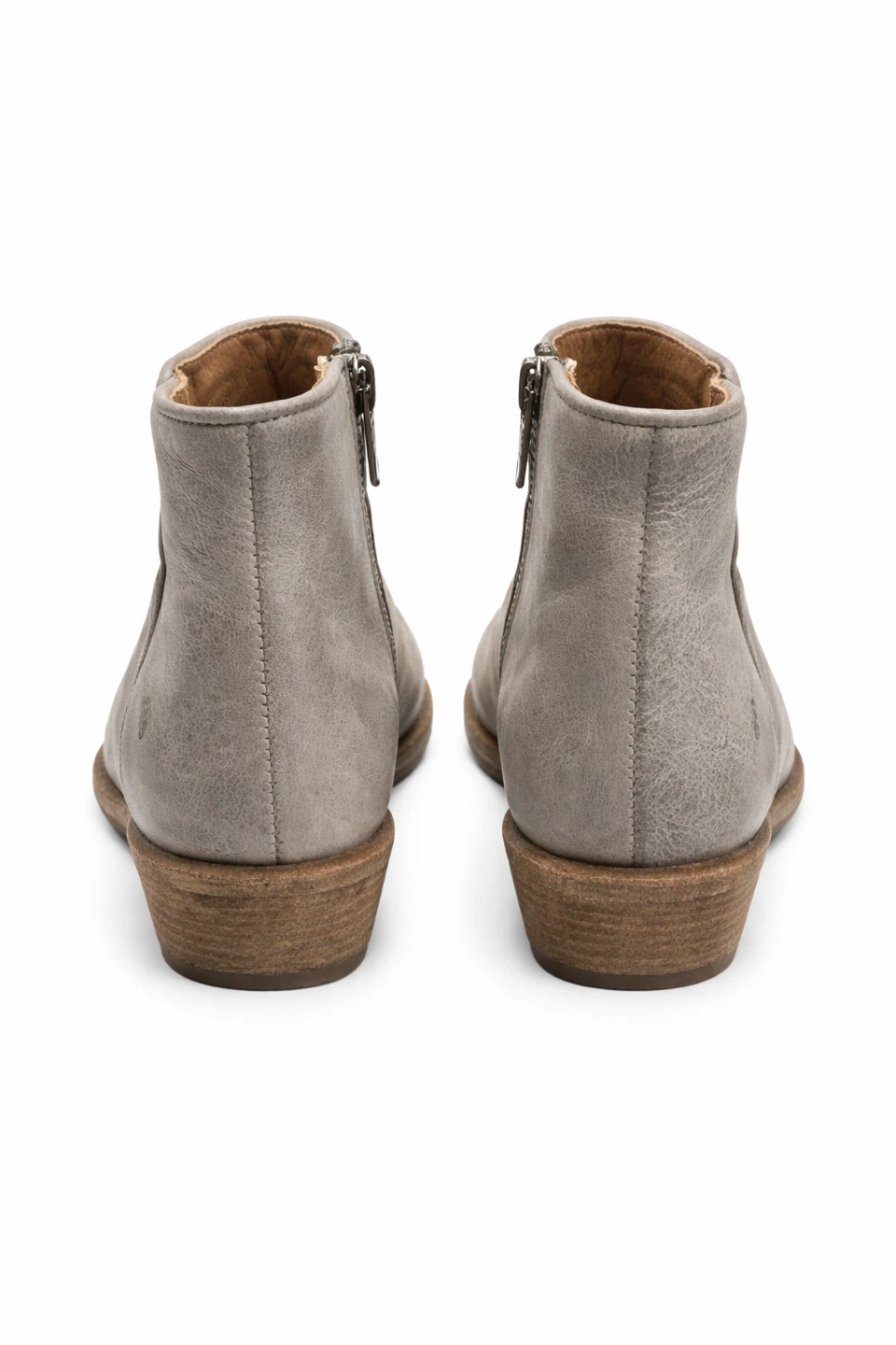 FRYE Grey Leather Ankle Boots - photo 2
