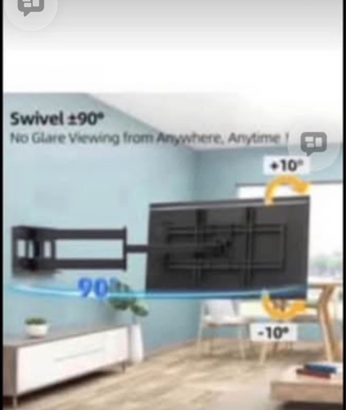 Heavy-Duty Full Motion TV Wall Mount - photo 2