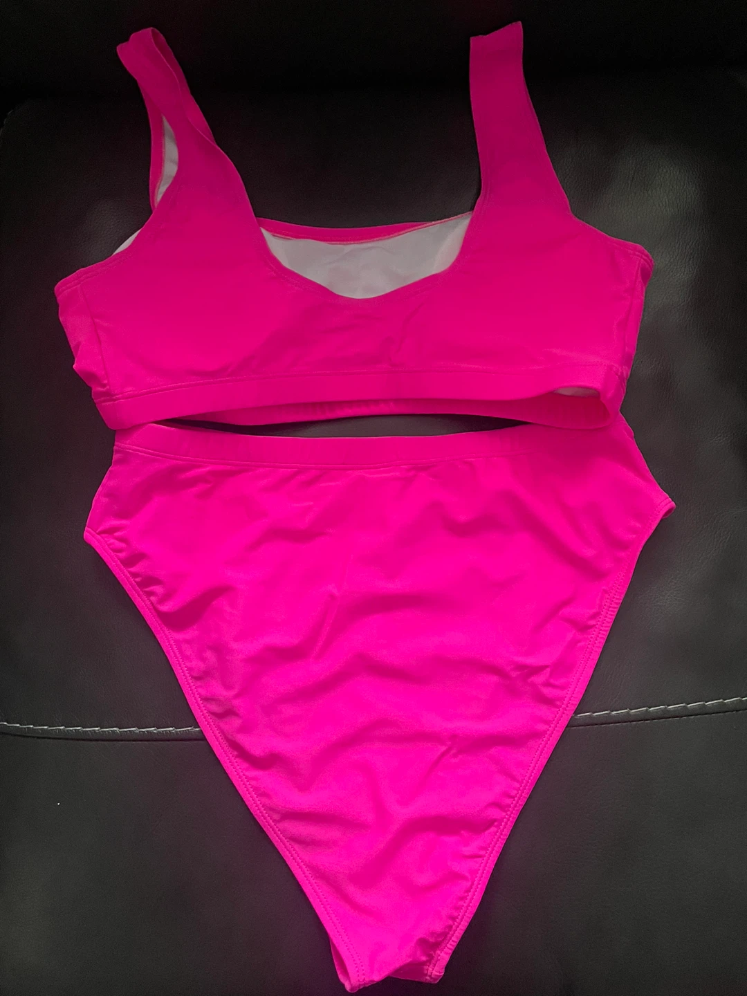 NEW! Women's Pink High-Waisted Bikini Set - photo 2