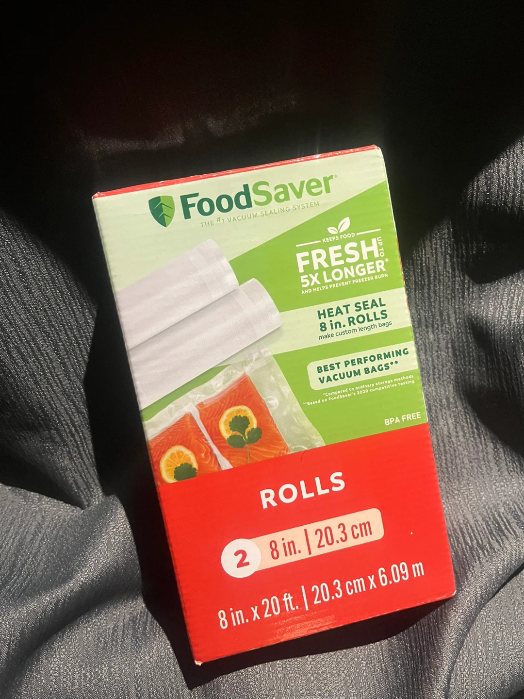 FoodSaver Heat Seal 8" Rolls (2 rolls)