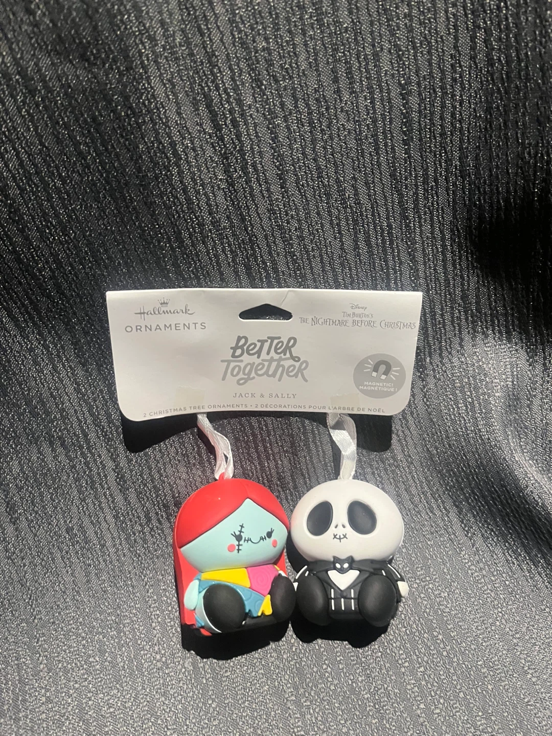 Disney The Nightmare Before Christmas Jack & Sally Ornaments