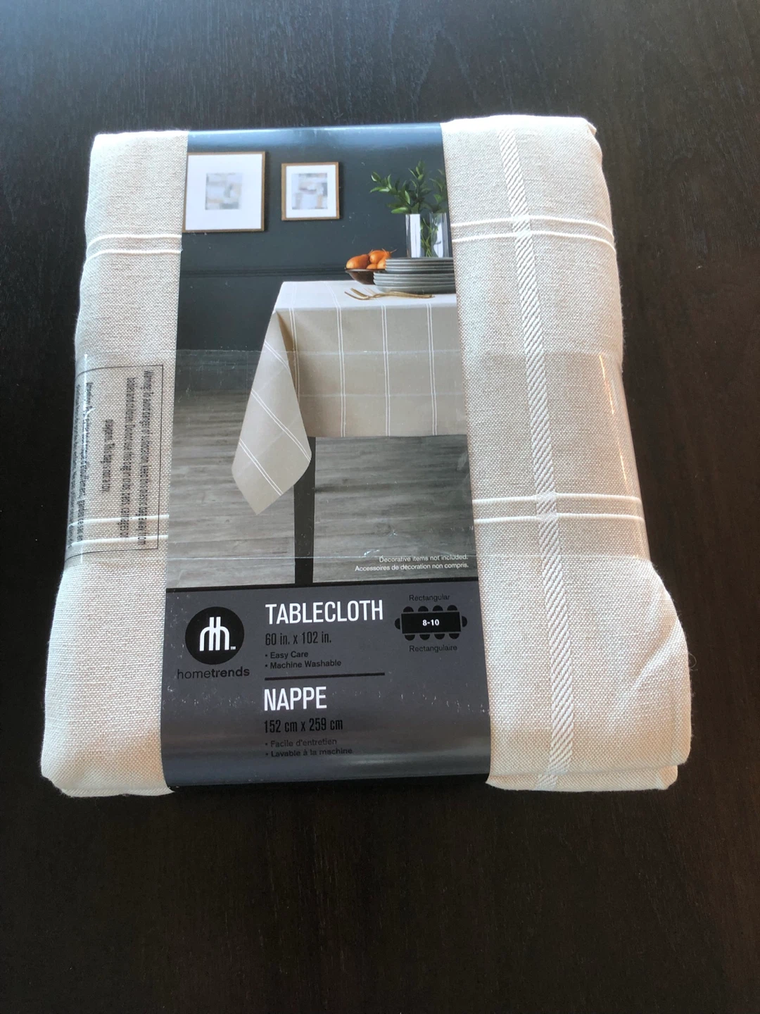hometrends Tablecloth - 60 in. x 102 in. Rectangular