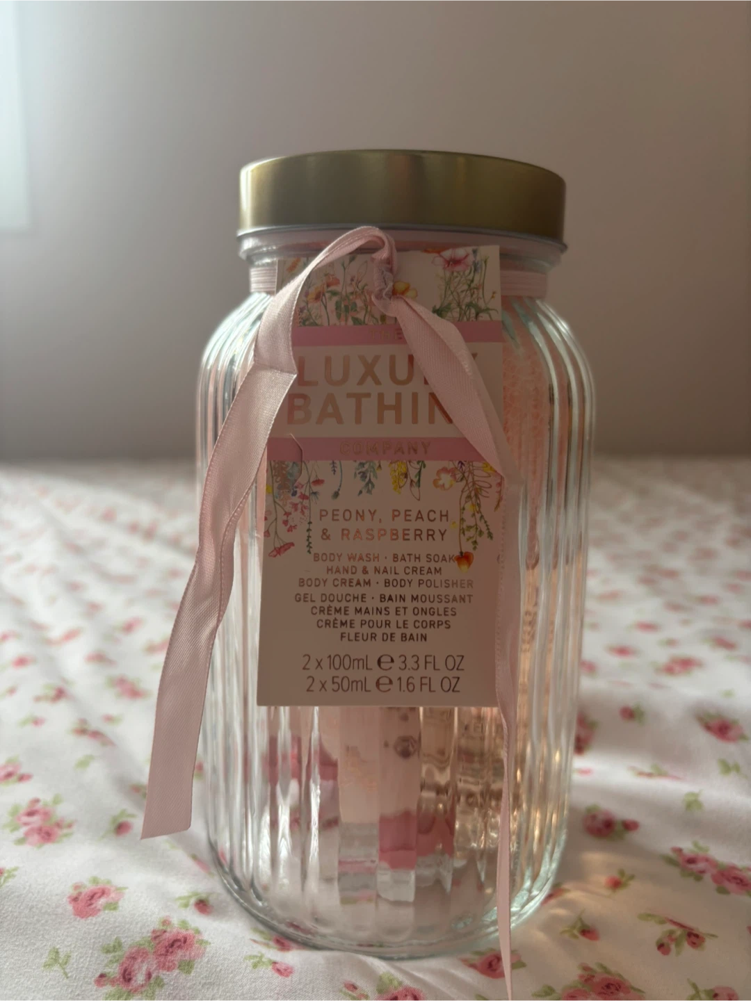 The Luxury Bathing Company Peony, Peach & Raspberry Gift Set - photo 2