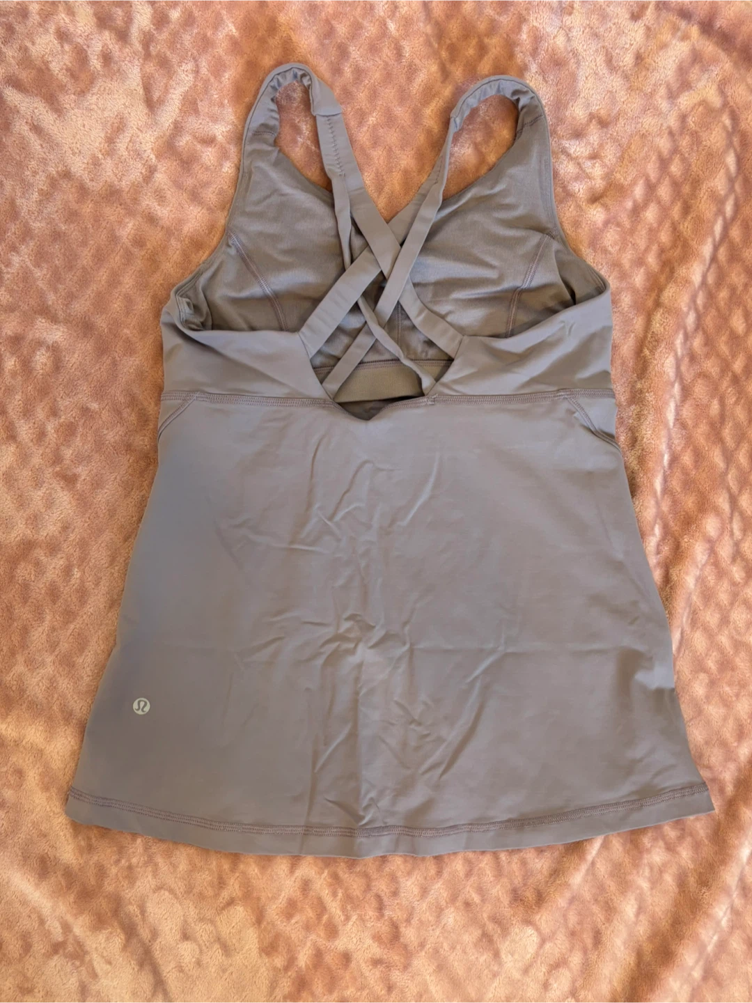 Lululemon Tank Top Size 6 Lavender Criss-Cross Back - photo 2
