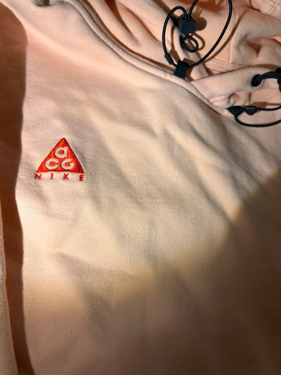 Nike ACG Hooded Sweatshirt - Peach - Size S - photo 2