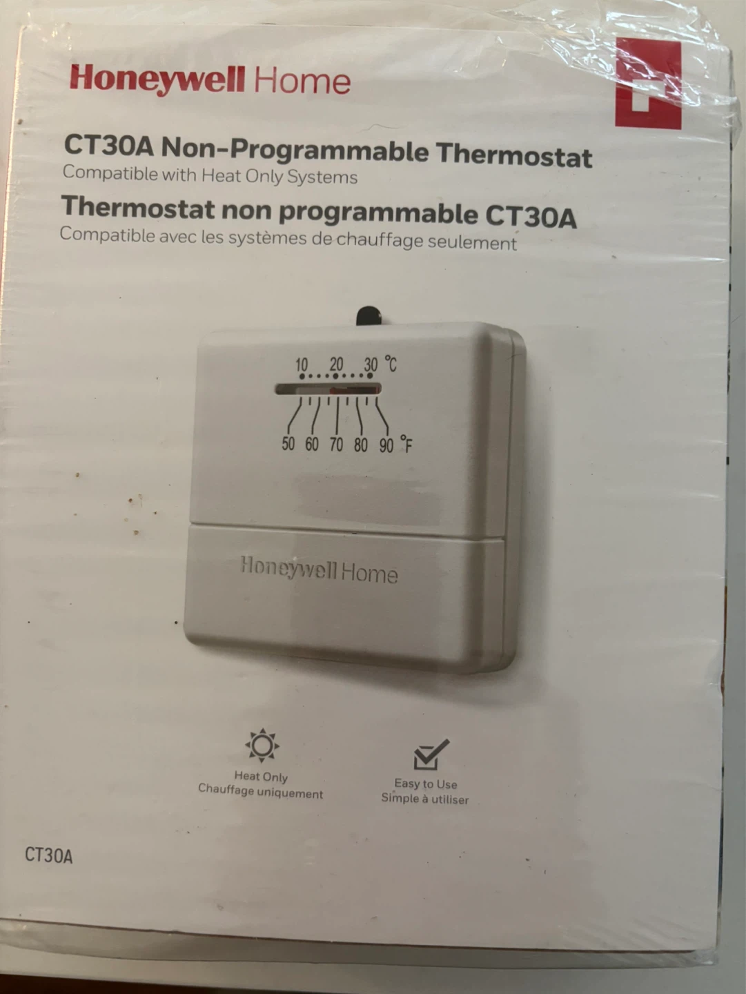 Honeywell Home CT30A Non-Programmable Thermostat