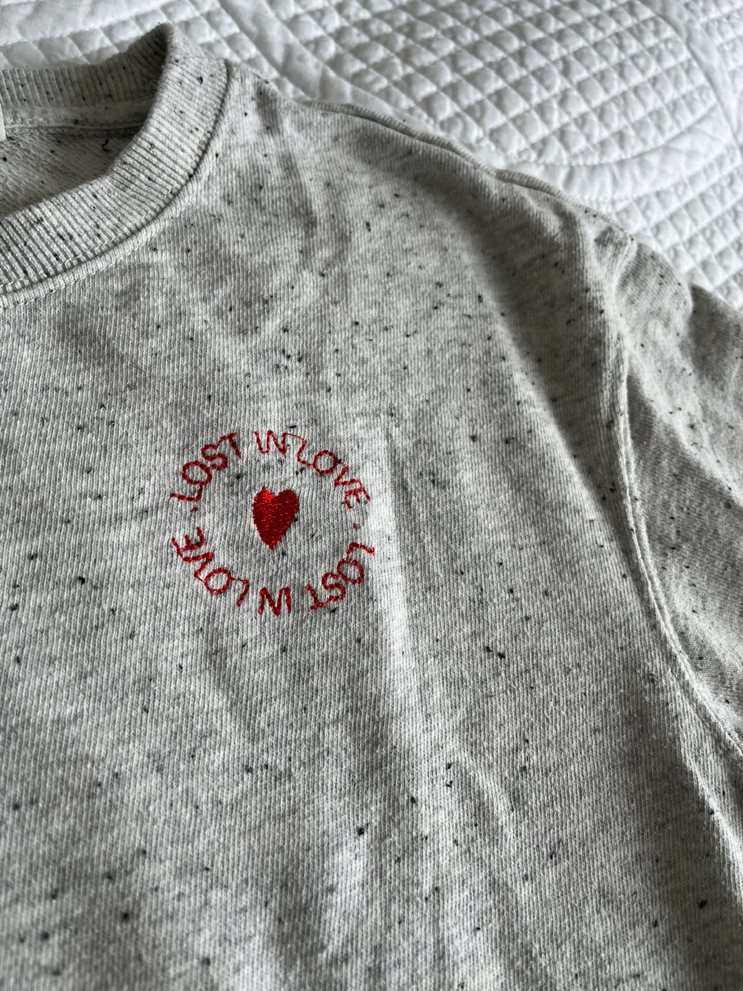 Lost In Love Hearts Sweater
