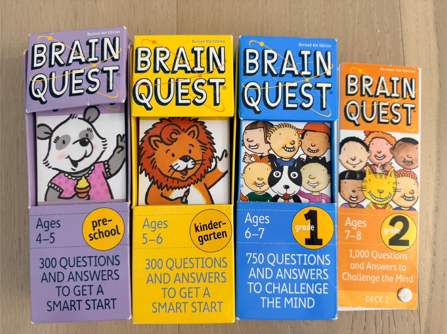 Brain Quest Educational Card Decks (Preschool-Grade 2) 🥕