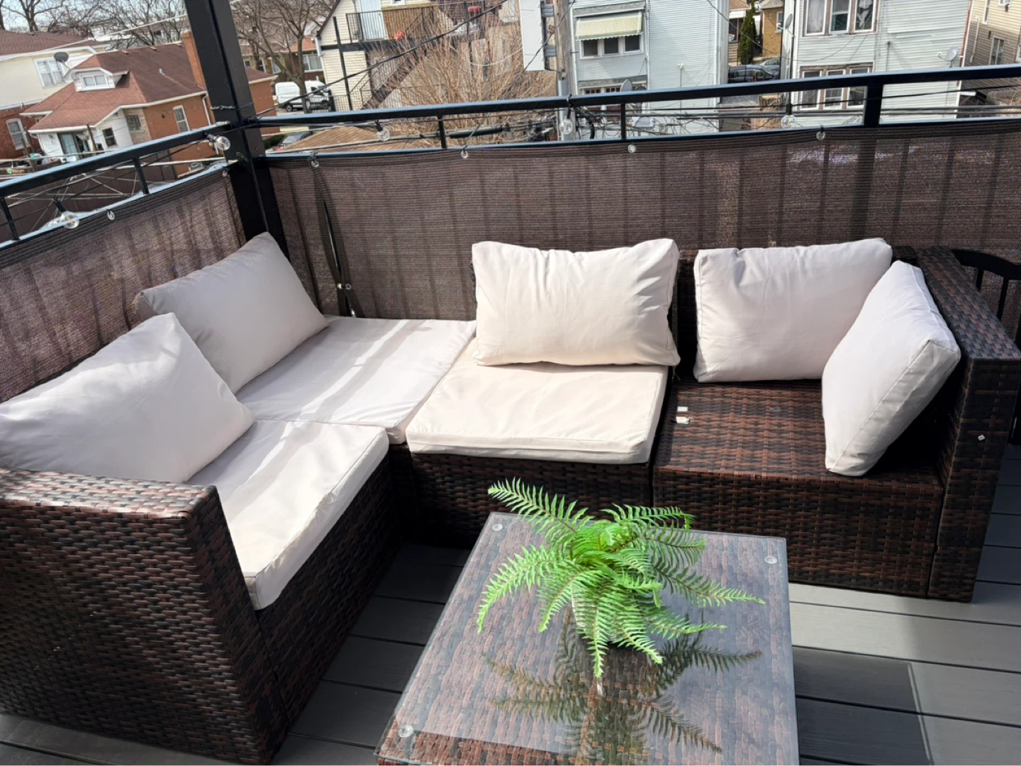 Muebles exteriores 5 piezas