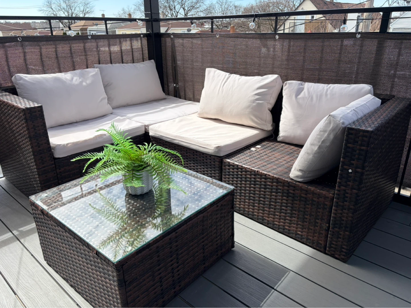 Muebles exteriores 5 piezas - photo 4