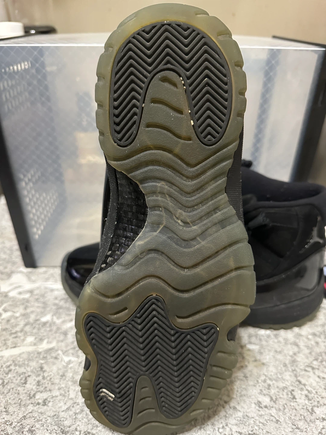 Jordan 11 Retro Black Suede Patent Leather and Jordans 1 - photo 4