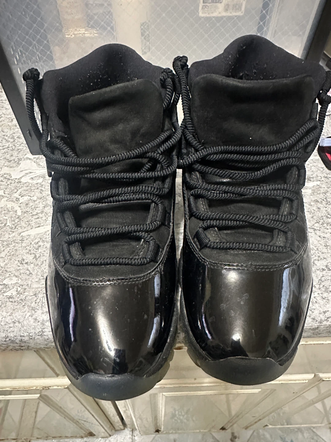 Jordan 11 Retro Black Suede Patent Leather and Jordans 1 - photo 3