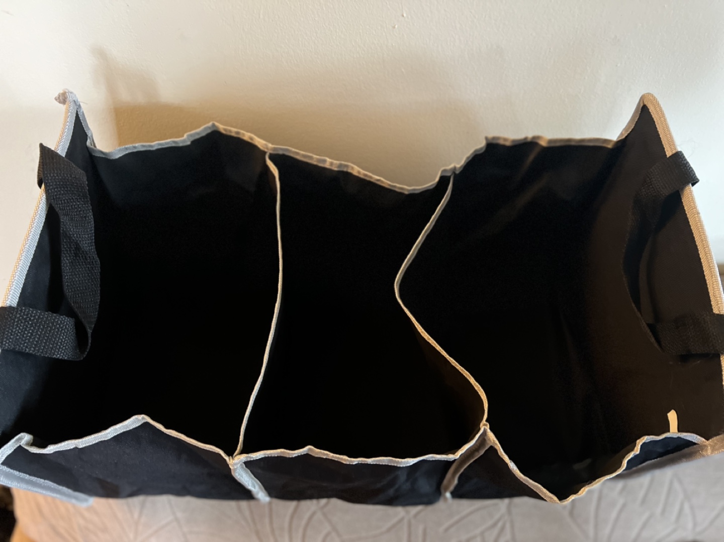 New-Black 3-Compartment Storage Organizer Bag - photo 2