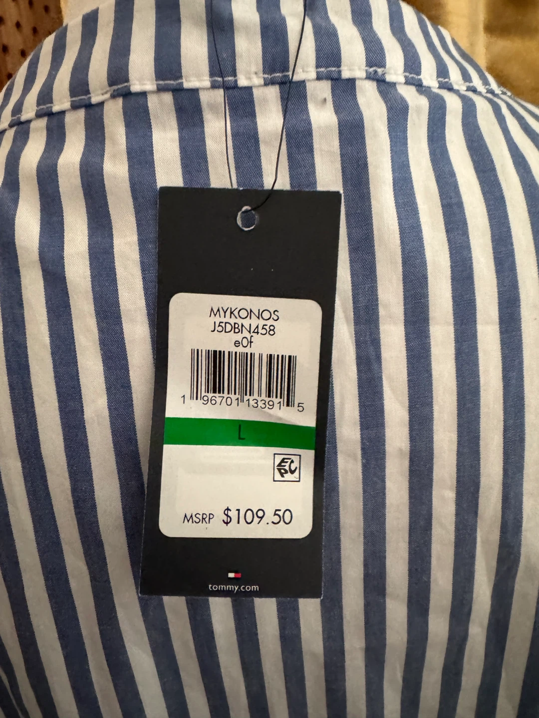 Tommy Hilfiger MYKONOS Striped Maxi Dress Size L - photo 4