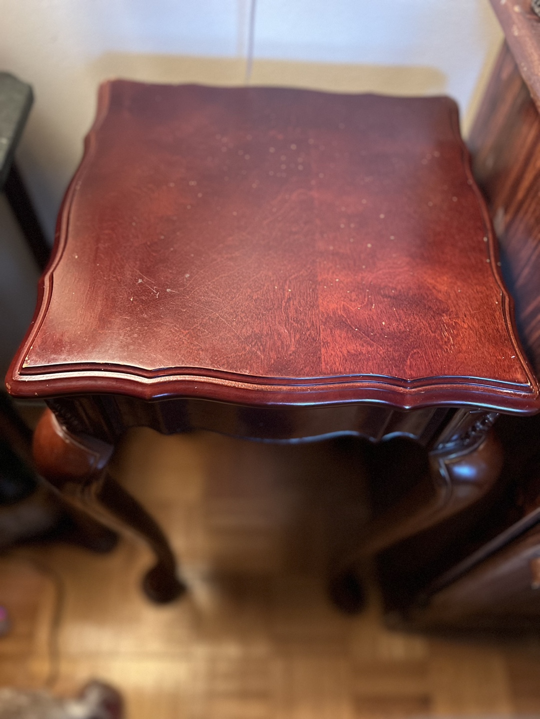 Antique Wooden Accent Table - photo 4