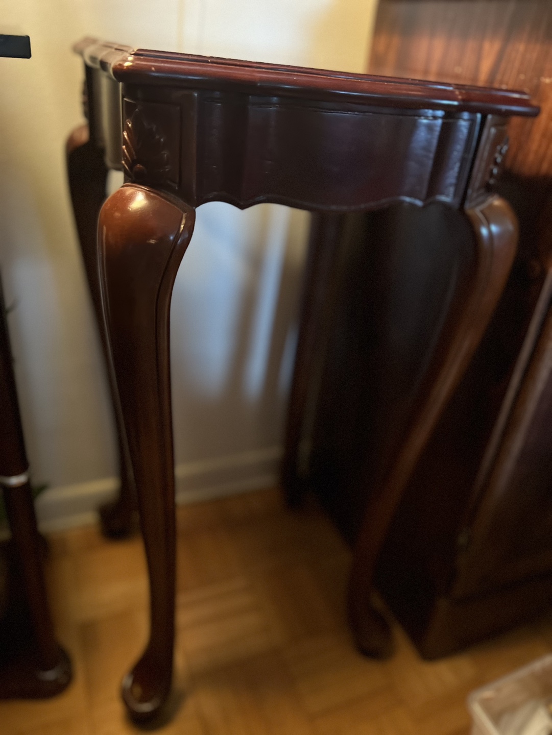 Antique Wooden Accent Table - photo 5